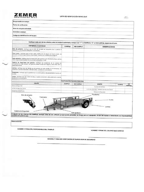 Inspección detallada de un remolque agrícola