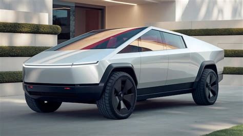 Tesla Cybertruck en un entorno futurista