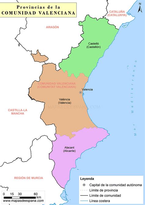 Mapa de la Comunitat Valenciana con el logo de Tesla