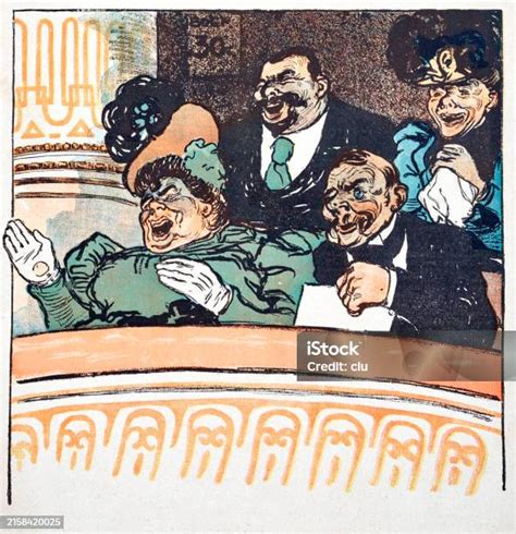 Ilustración de dos parejas riendo con un cartero