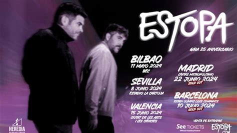 Escenario de concierto de Estopa