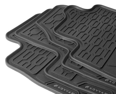 Alfombrillas de goma para coche con borde protector