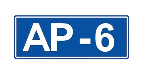 Señal de autopista polaca con indicación de peaje