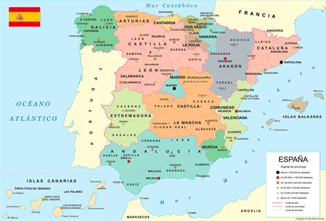 mapa de España con las diferentes competencias de tráfico