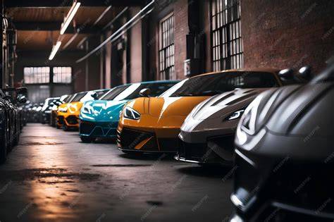 Colección de coches deportivos de lujo