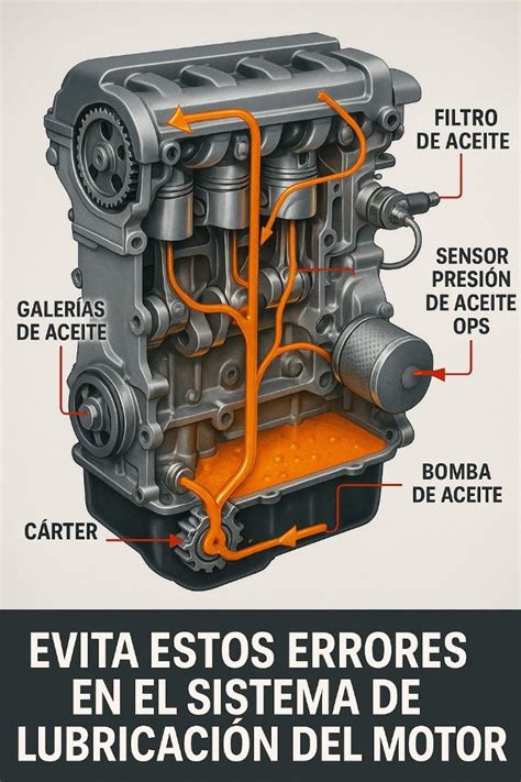 Diagrama de la parte inferior de un motor de coche mostrando el cárter y el cubrecarter.