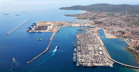 Algeciras cityscape with port