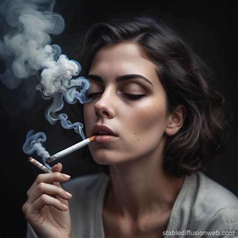 Persona fumando con un fondo que representa la complejidad de la mente