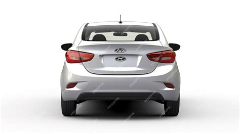 Vista trasera de un Hyundai Accent tuneado con escape deportivo