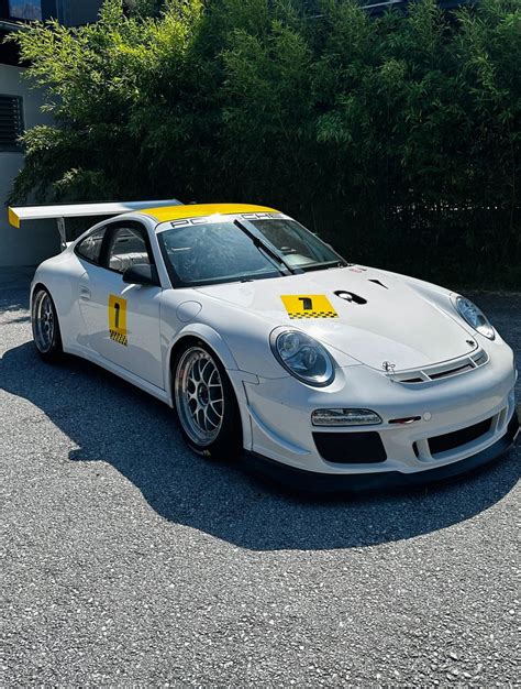 Porsche 997 GT3 Cup en pista de slot