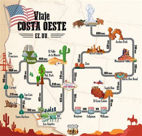Mapa de la Autopista del Oeste