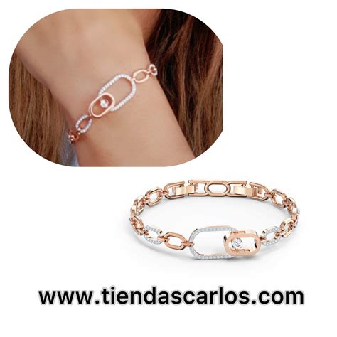 Variedad de accesorios Swarovski: relojes, gafas, pulseras y bolígrafos