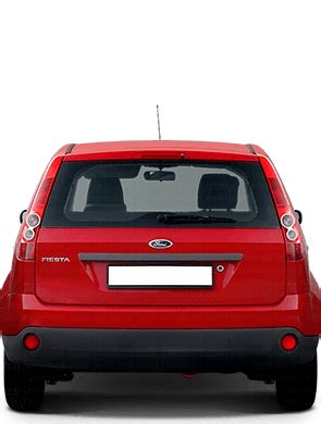 Ford Fiesta 2005 vista trasera