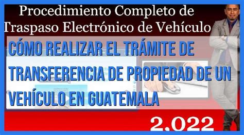 Proceso de transferencia de propiedad de un vehículo