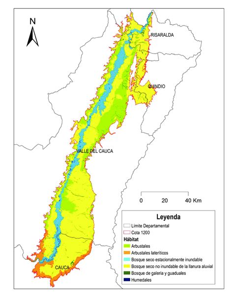 Valle del río con vegetación y ciclista