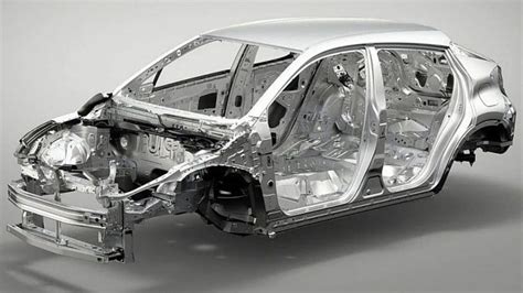 Ejemplo de una carrocería autoportante (monocasco)