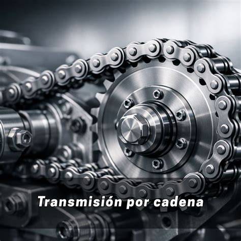 Esquema de la cadena de transmisión de potencia en un motor