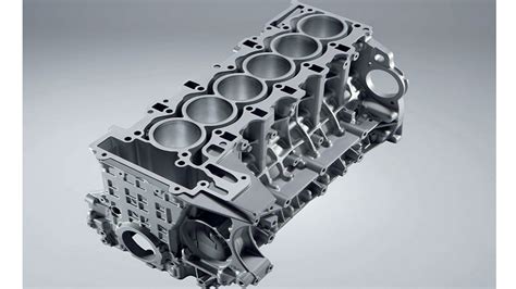 Diagrama de un motor de seis cilindros en línea