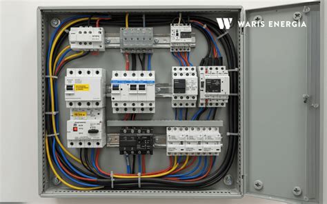 Cuadro eléctrico moderno y organizado