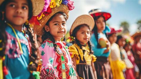 Jóvenes participando en un evento cultural