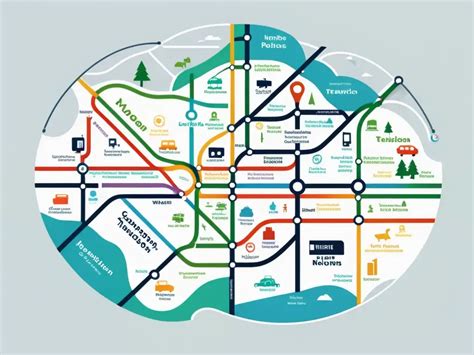 Mapa de rutas de transporte público