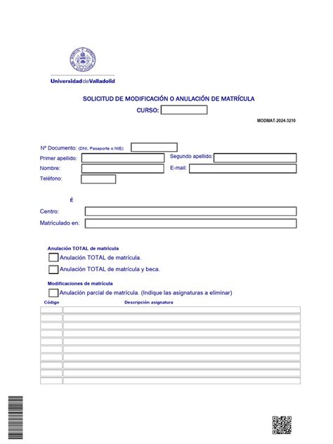 Comparativa: Anulación vs. Modificación de Matrícula