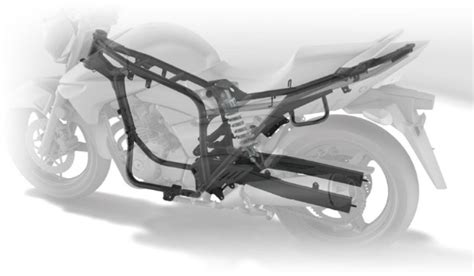 Esquema de un chasis de motocicleta