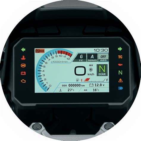 Panel de instrumentos LCD de un scooter