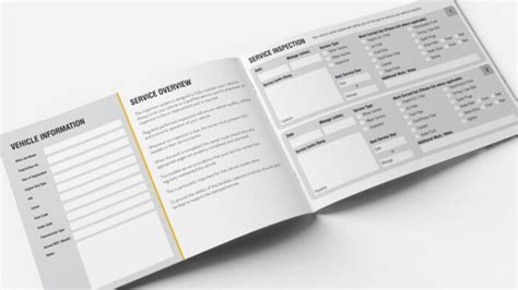 Libro de mantenimiento de un coche