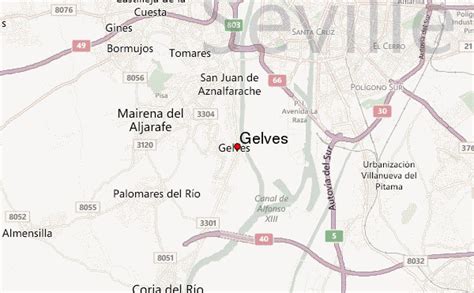 Mapa de Gelves con la ubicación de Carglass