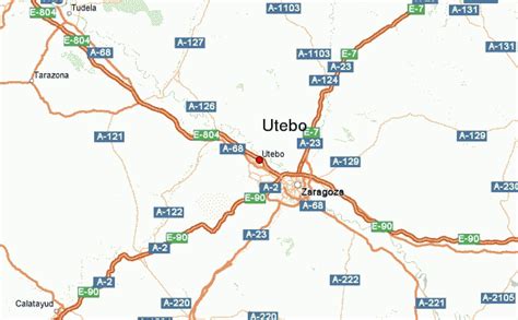 Mapa de Utebo, Zaragoza