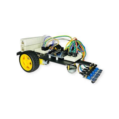 Robot seguidor de línea en acción