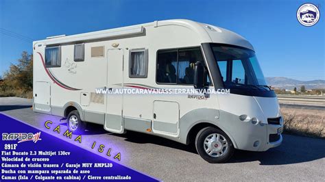 Fachada de una autocaravana Rapido integral con diseño elegante