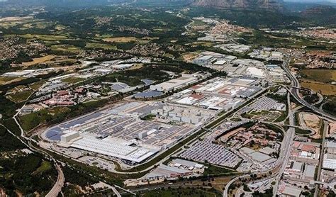 Vista aérea de la planta de SEAT en Martorell