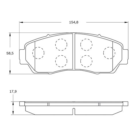 Diagrama de pastillas de freno