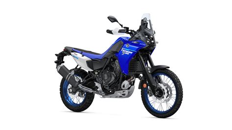 Yamaha Tenere 700 con enfoque en la rueda trasera
