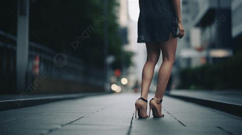 Mujer conduciendo con tacones altos