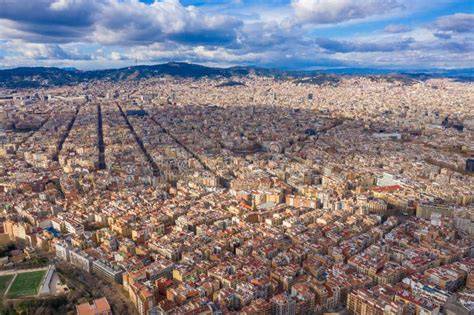 Vista panorámica de Barcelona desde Montjuïc