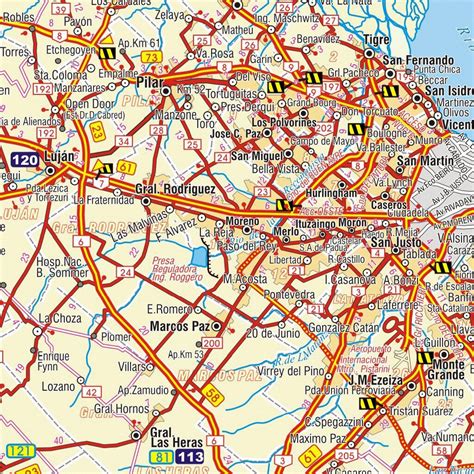 Mapa de rutas de envío de recambios