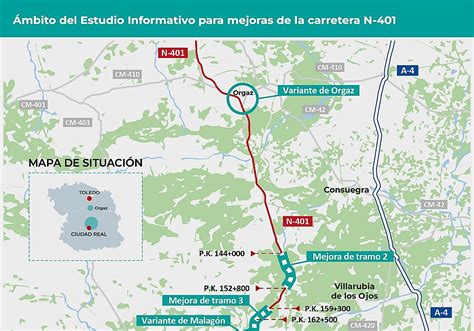 Mapa de la carretera N-123a