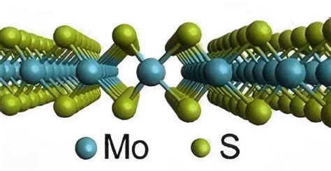 Estructura molecular del disulfuro de molibdeno (MoS2)