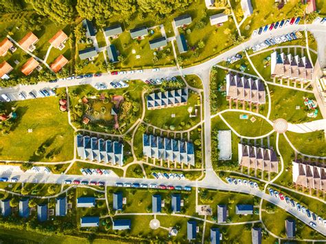 Vista aérea de un fraccionamiento residencial