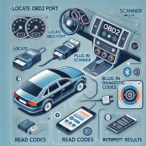 Escáner OBD-II Bluetooth conectado a un smartphone
