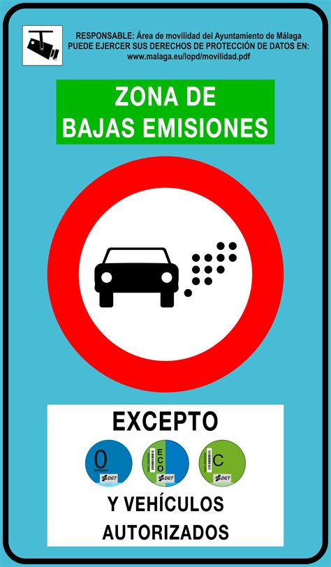 Señal de Zona de Bajas Emisiones (ZBE)