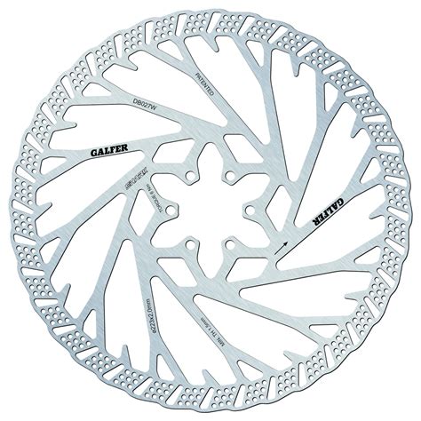 Detalle de un disco de freno Galfer Disc Shark