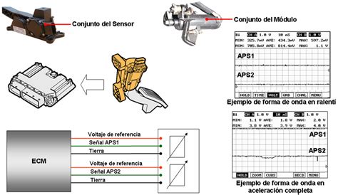 Diagrama de cableado del sensor del pedal de freno