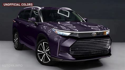 Diseño frontal Toyota Highlander 2026