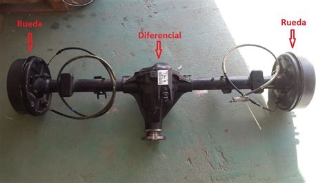Vista explota de un diferencial trasero de SUV
