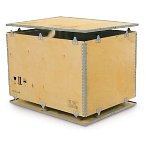 Caja de madera contrachapada para exportación