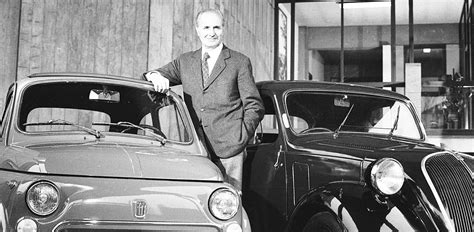 Dante Giacosa diseñando el Autobianchi A112